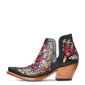 ULTRA RARE SOLD OUT Floral Dixon Embroidered Cowboy Boots Leather